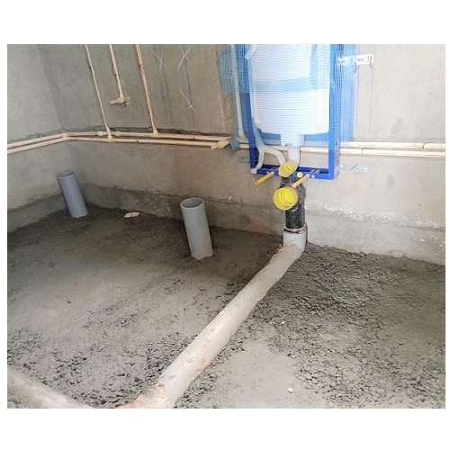 Sunken filling material